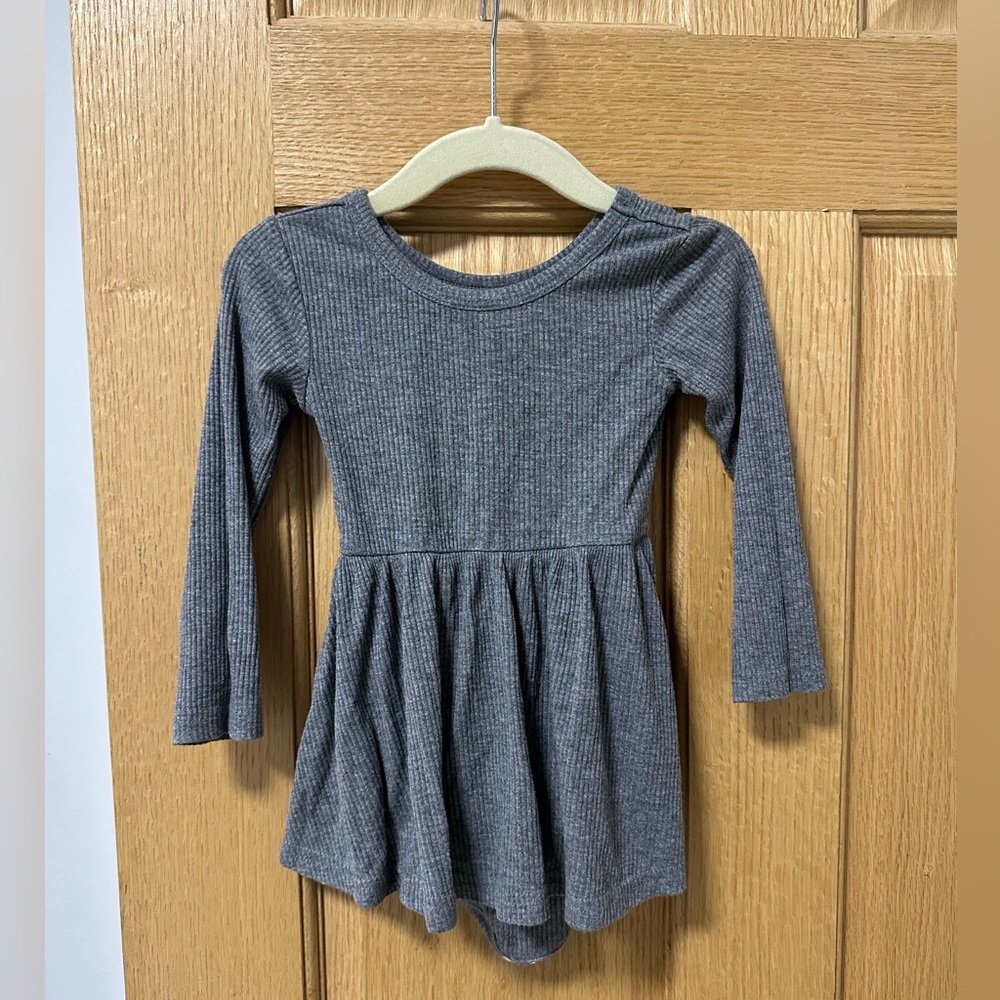 Little Sleepies Ribbed Twirl Dress